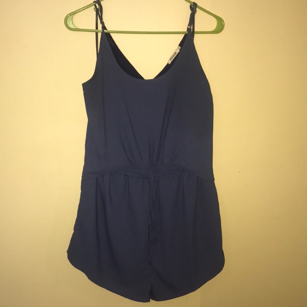 Split back romper